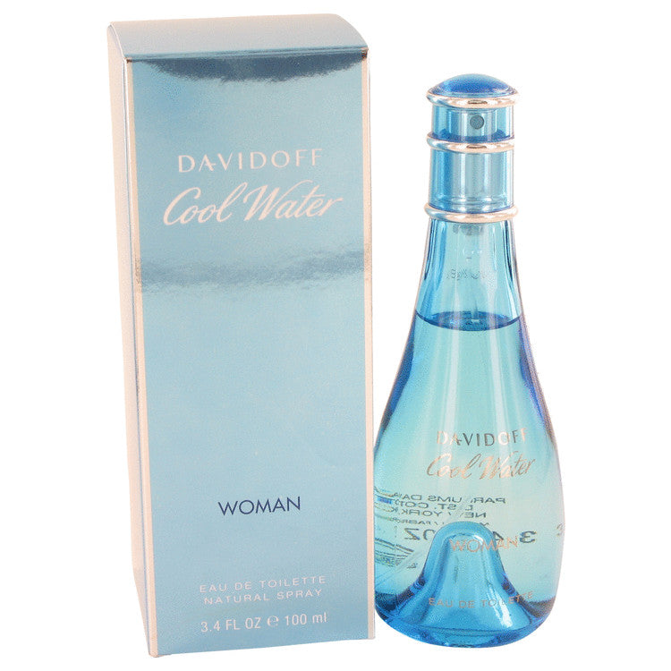 DAVIDOFF COOL WATER W EDT 3.4 OZ SP
