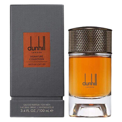 DUNHILL SIGNATURE COLLECTION "BRITISH LEATHER" M 3.4OZ EDP SP