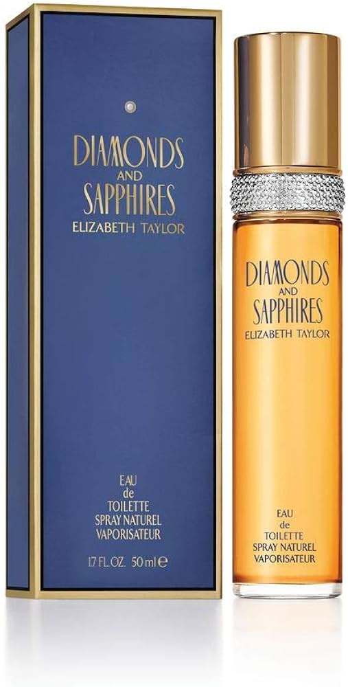ELIZABETH  TAYLOR DIAMONDS & SAPPHIRES W EDT 3.4 OZ SP
