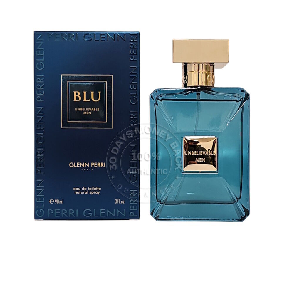 GLENN PERRI "UNBELIEVABLE BLU"  M EDT 3.4 OZ SP