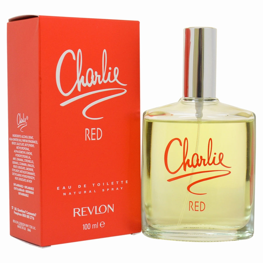 REVLON CHARLIE RED W EDT 3.4 OZ SP