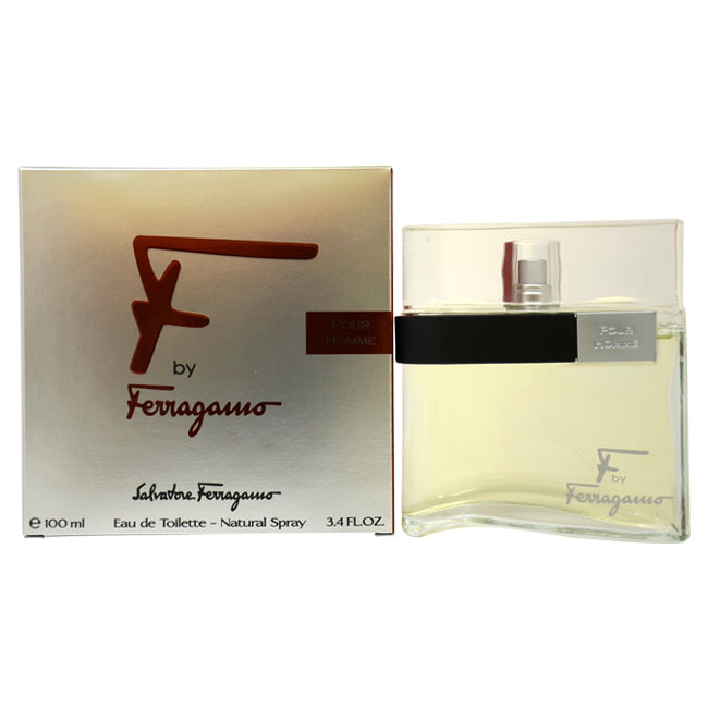 SALVATORE FERRAGAMO F BLACK M EDT 3.4 OZ SP