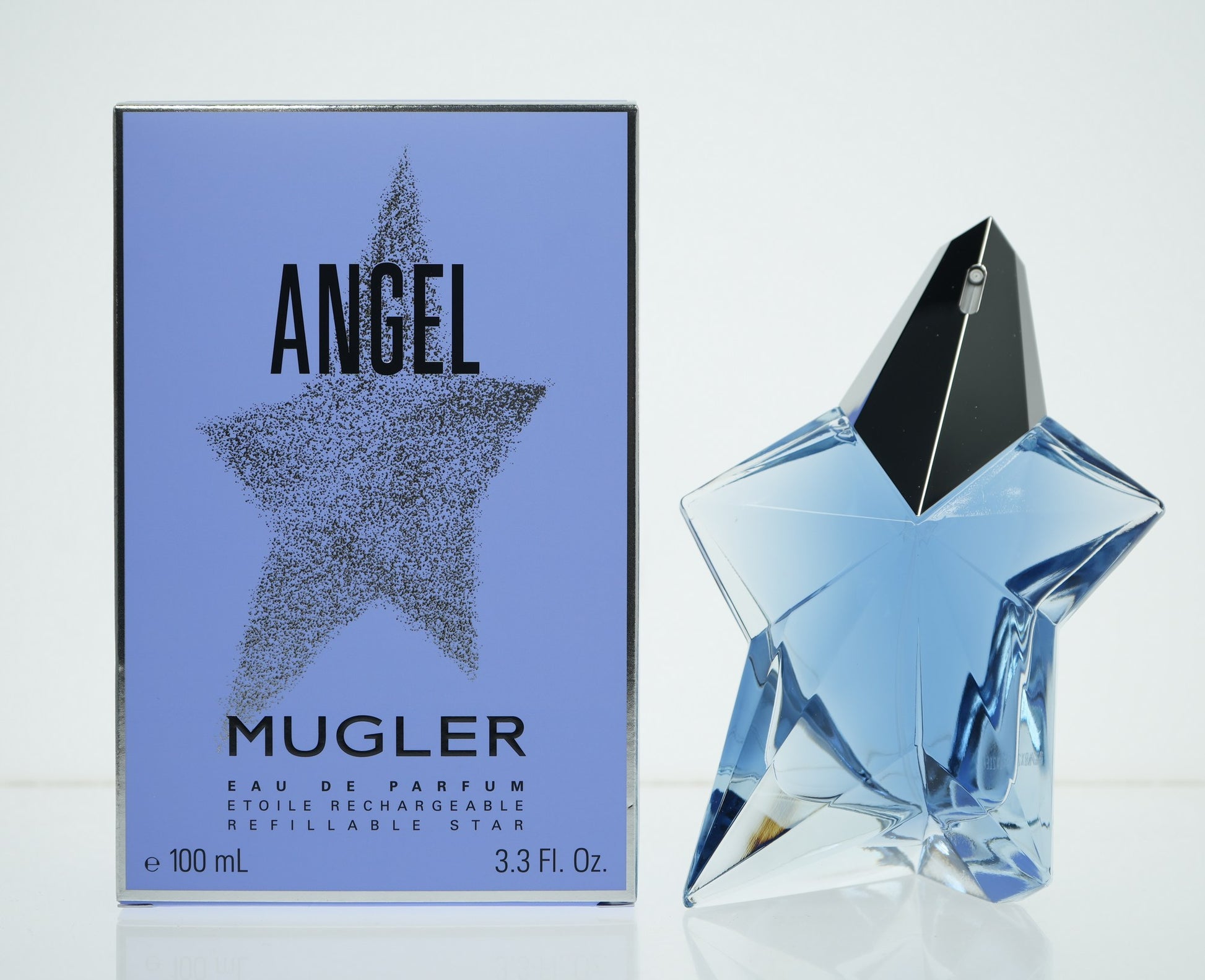 THIERRY MUGLER ANGEL REFILLABLE RECHARGEABLE STAR  W EDP 3.4 OZ SP
