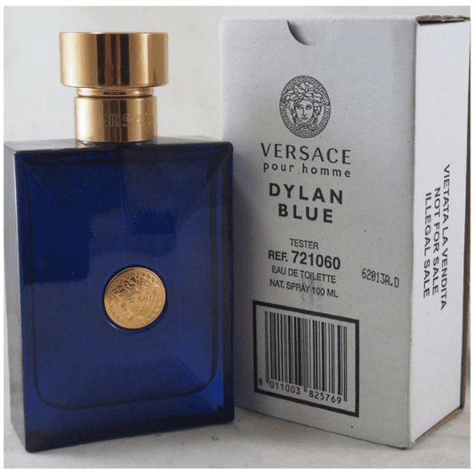 VERSACE DYLAN BLUE M EDT 3.4 OZ SP TESTER WITH/CAP